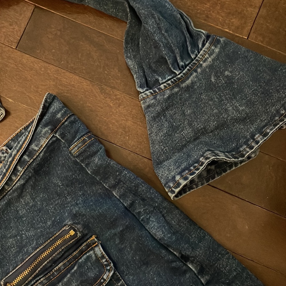 DENIM 2PC DRESS - Picture 3 of 10